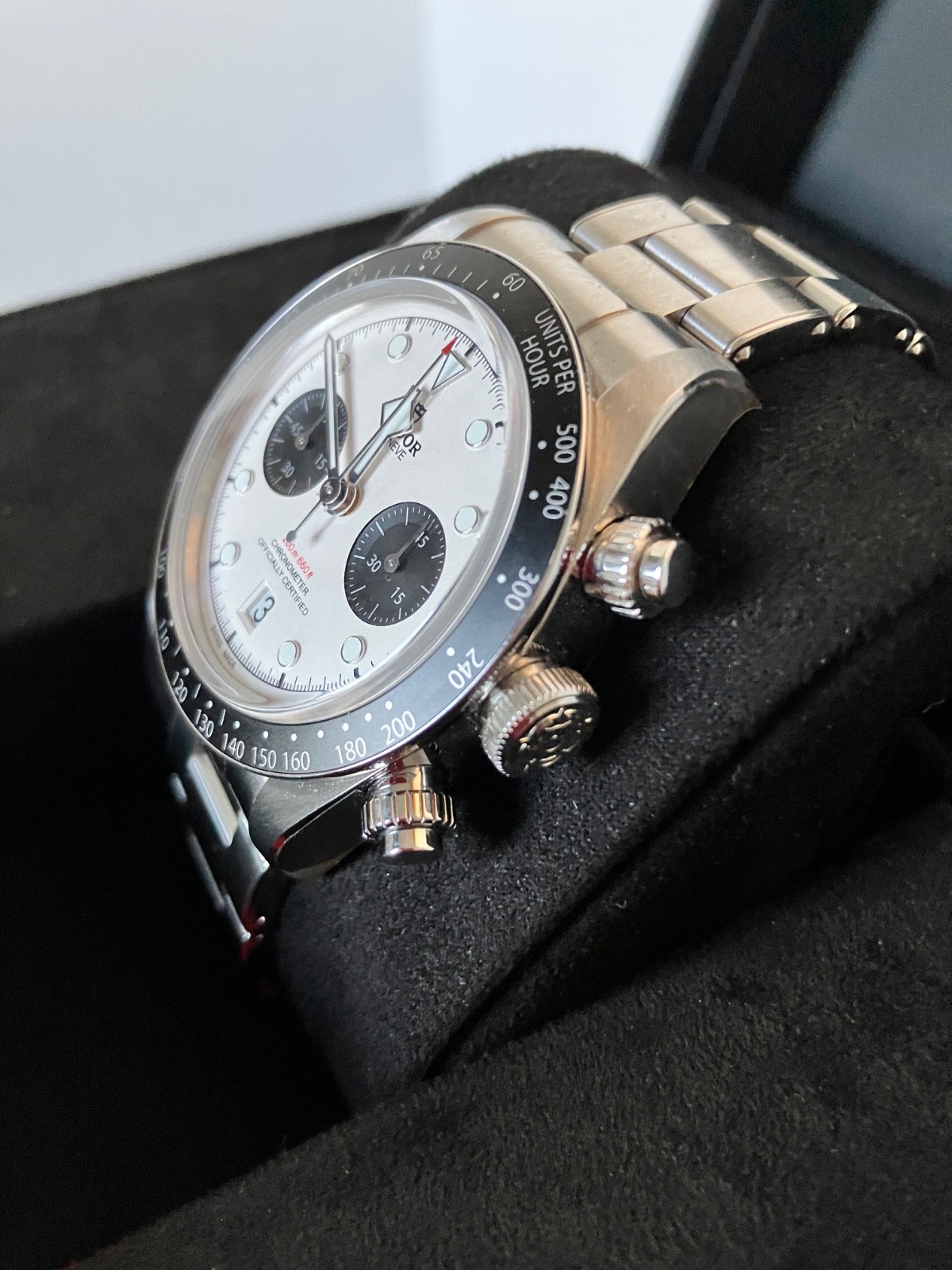 TUDOR Black Bay Chrono 41mm Panda Dial Men's Automatic Bracelet Watch Dec 2025
