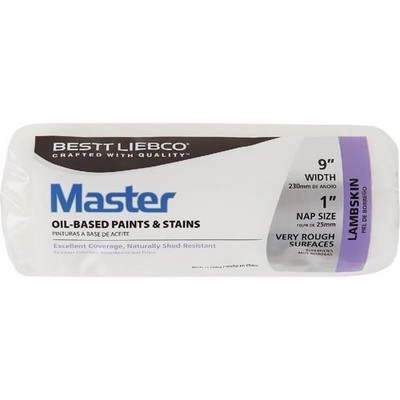 1Pc Purdy Bestt Liebco Master Lambskin 9 In. x 1/2 In. Lambskin Roller Cove