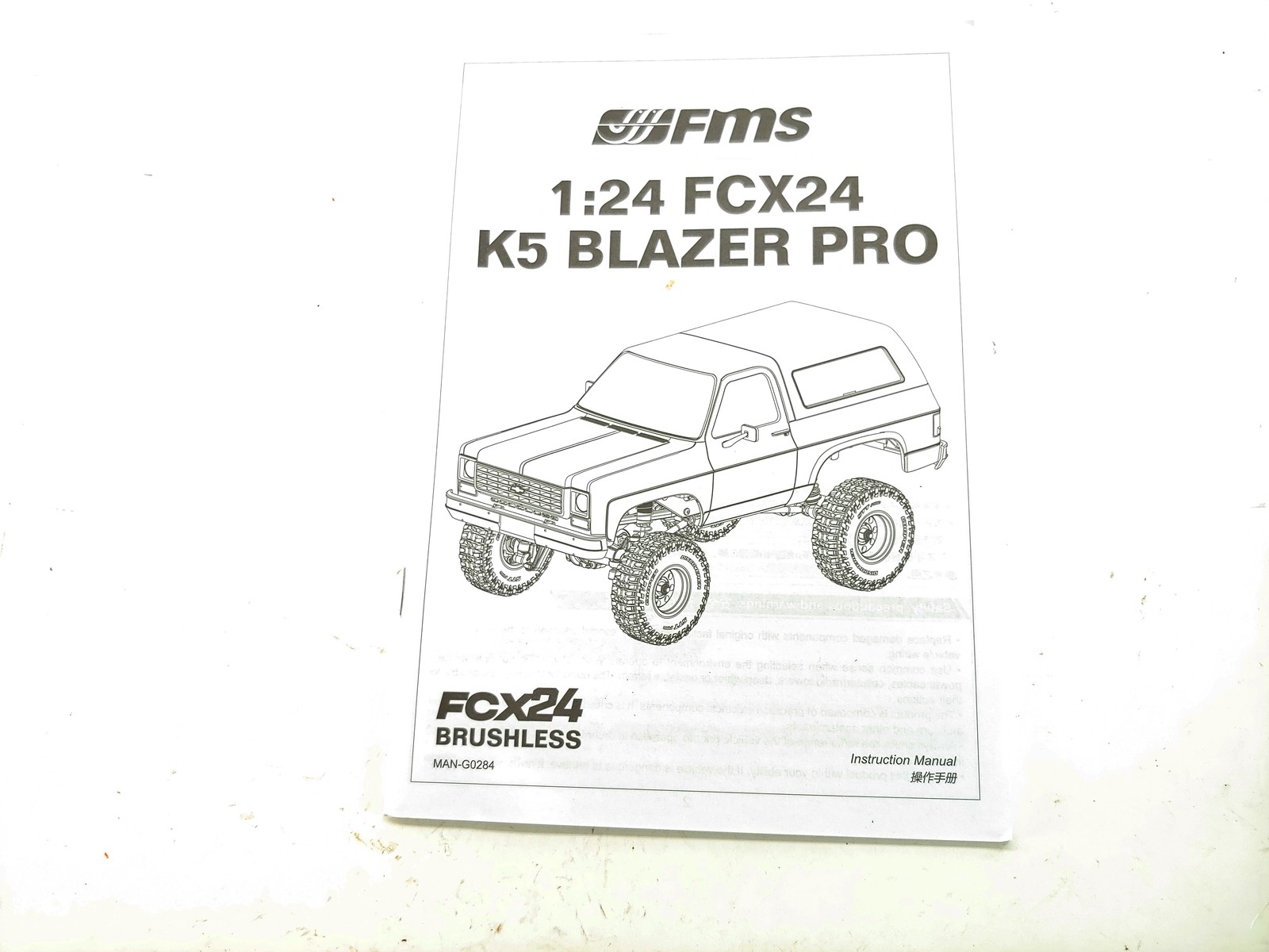 FMS K5 Blazer PRO RTR Brushless 1:24 FCX24 Mini RC Crawler Portal Axles 2-Speed