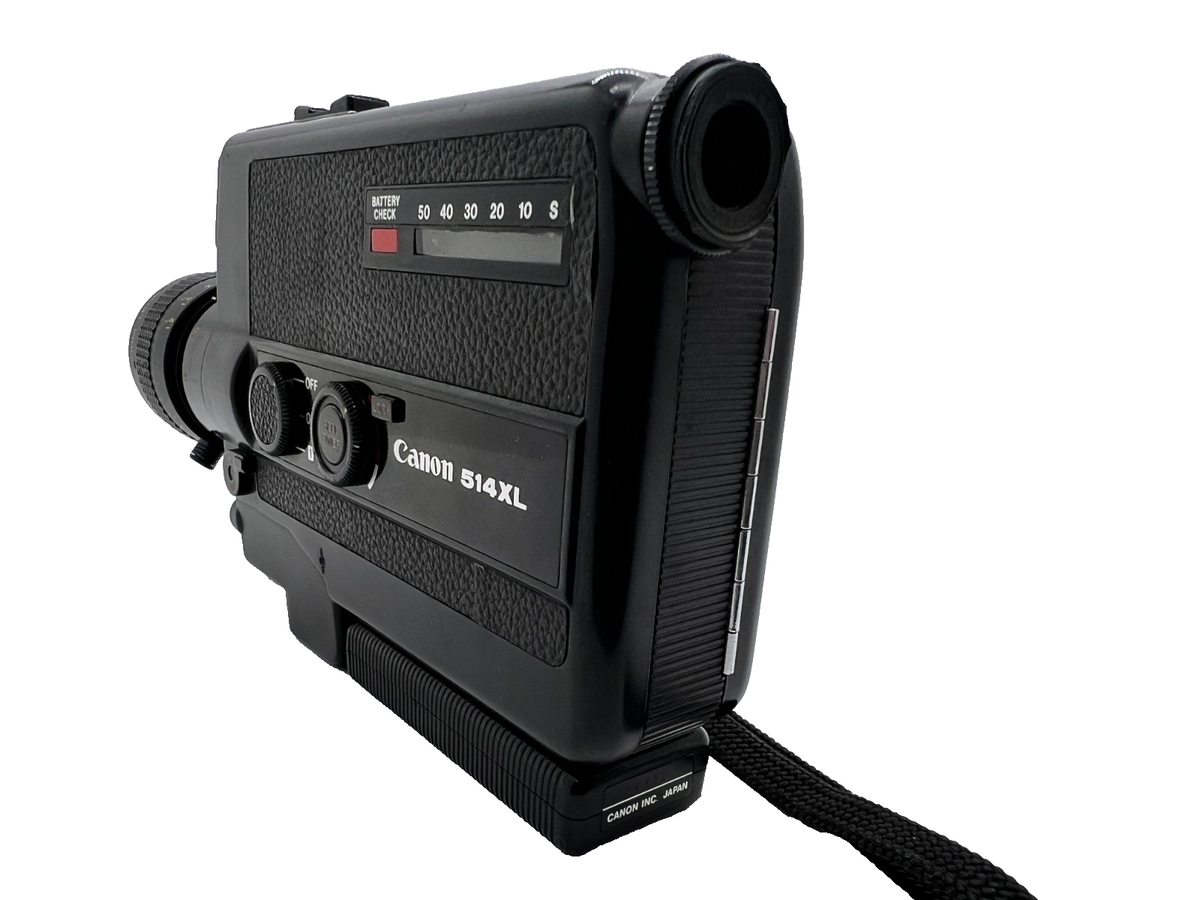ALL WORKS] Canon 514XL Super 8 8mm Movie Film Camera 9-45mm F1.4