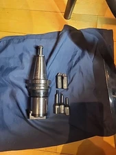  DANDRE TRM50/50 BORING HEAD 2.12 - 3.3 " X .0001 " W/ Bt40 And 5 Cutter Heads