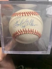 BOB FELLER CLEVELAND INDIANS SIGNED OFFICIAL AL BASEBALL EXCELLENT/MT