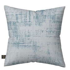 Briarwood Lane Textured Blue Burlap Pillow