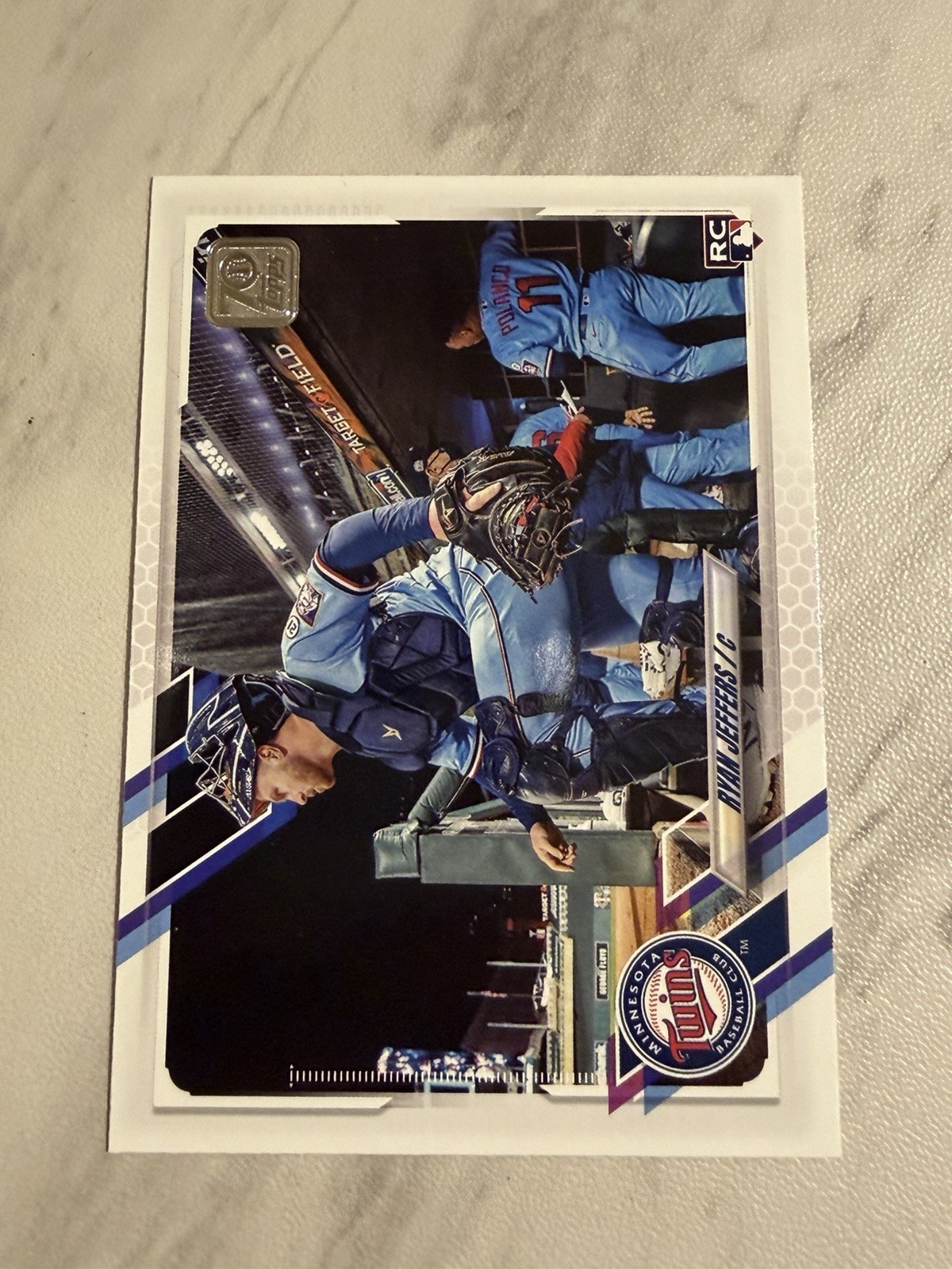 2021 Topps SP Image Variation Ryan Jeffers RC Minnesota Twins #552