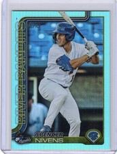 2025 Topps Pro Debut #PD-72 Spencer Nivens Auqa 50/75 Quad Cities River Bandits