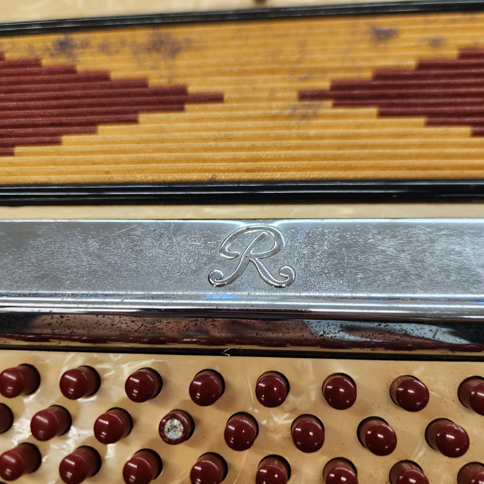 Vintage Sinola Italy Rivoli Little Maestro Piano Accordion With Case + 4 Books