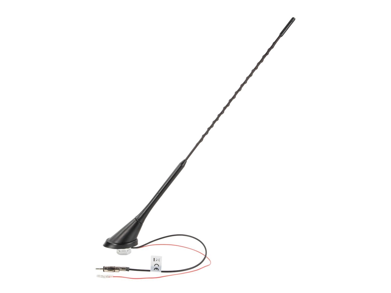 Antenne de toit AM FM 56° à amplification active 12V pour une réception longue portée