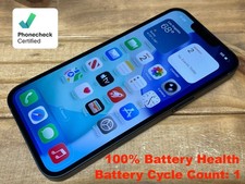 Apple iPhone 13 - 128 GB - Black (Unlocked) A2482 - Great Cond - 100% Bat.