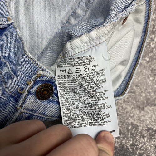 Jeans streetwear vintage Levi’s Premium 581 blu denim taglia 38x32 - Foto 21 di 21