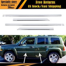 For Jeep Patriot Chrome Body Side Molding Trim Kit 2011-2016 For Jeep Patriot Chrome Body Side Molding Trim Kit 2011-2016
