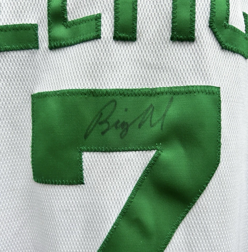 Camiseta deportiva autografiada de Al Jefferson Boston Celtics ropa del equipo Reebok 48 Foto 4 de 4