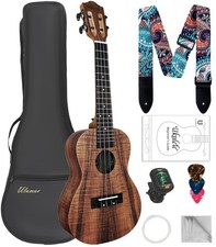 Concert Ukulele, KOA Acacia Wood 23 inch Adults Kids Professional Ukelele for