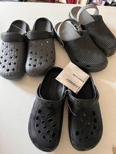 Livergy Classic Clogs für Herren - Schwarz, EU 40/41 (wie Crocs) - 3 Paar