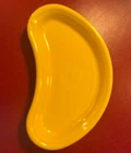 Retired Fiesta Crescent Daffodill Bistro Plate 8"L Kidney Shape Tray/Bone Dish