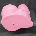 Pink Plastic Bunny Rabbit Piggy Bank Coin Bank with Large Tail, Easter Egg — photo 3