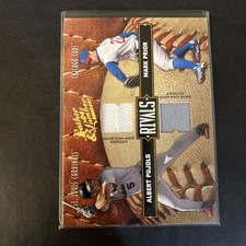 2004 Donruss Leather & Lumber - Rivals Albert Pujols, Mark Prior #LLR-2...