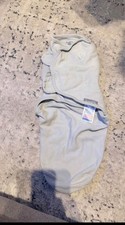 Swaddle Me Sleep Sack, hook and loop closure, Sz SM/Gray
