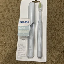 New, Sealed! Philips One By Sonicare Battery Toothbrush + Case White (HY1100/03)