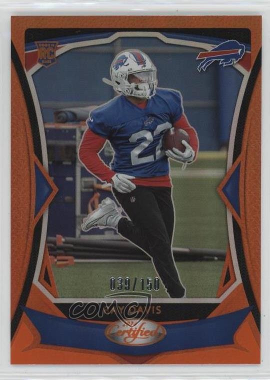 2024 Certified Rookies Orange Mirror 39/150 Ray Davis #196 Rookie RC 1l2