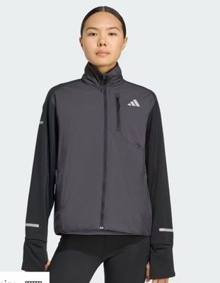 Adidas Women s ADI365 RUNNING CLIMAWARM JACKET Sz. XS NEW JP3839 Black/D. Gray