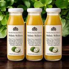 Four 12oz Sugar Free 100 Natural SOURSOP Fruit Juice; Made Fresh To Order.