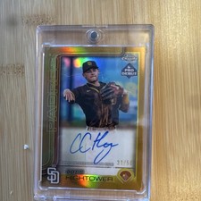 Topps 2025 Pro Debut Chrome Gold Refractor /50 Autographs Cobb Hightower #PDC-75