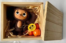 Cheburashka Figure In Wooden Box