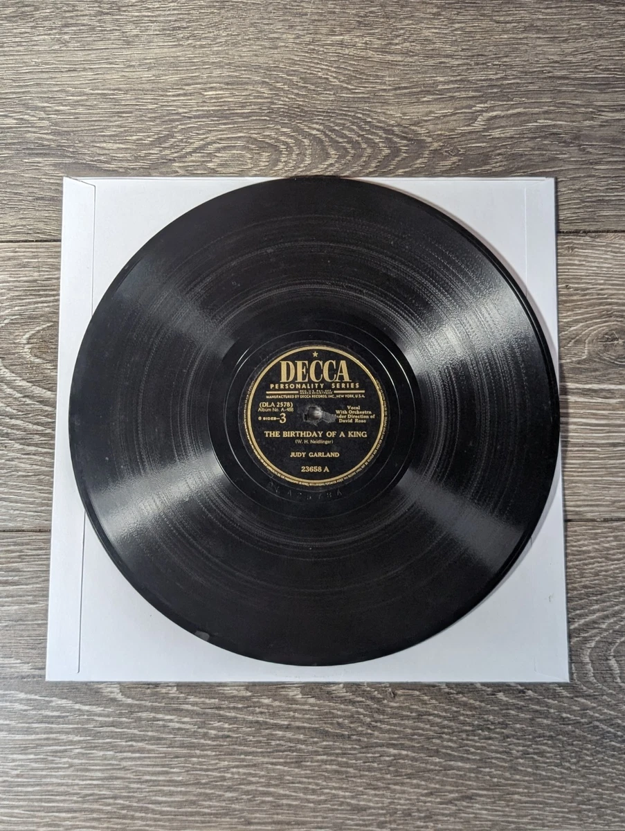 78 RPM Vinyl Records Judy Garland for sale | eBay