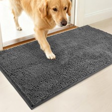 Dog Door Mat Indoor Entrance, 72" x 24" Absorbent Quick-Drying Mud Rugs, Non-...