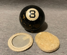 Vintage Wadsworth 8 Ball Compact Powder Case ...