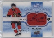 2015-16 Upper Deck Ice Signature Swatches /350 Kyle Turris #SS-KT Auto 1d2e