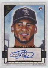 2020 Topps Gallery Auto Jesus Tinoco #22 Auto 5w7