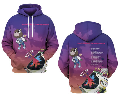 Graduation Album KanYe West Cover AOP 3D Hoodie ED1088 | eBay