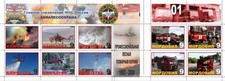 Stamp sheet+block complete 01 Russia Avia Forest Firefighters 2008