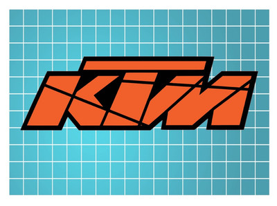 KTM Logo All Weather Vinyl Sticker/Decal