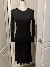 Mermaid Women's Bodycon Knit Sweater Dress Casual Slim Long Sleeve Jumper