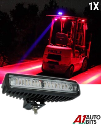 Rote LED Sicherheitszone Warnleuchte für Gabelstapler Kran Industrie 10V / 80V