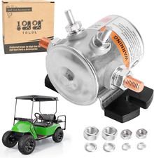 #70 Series Solenoid Relay for EZGO 36 Volt Golf Cart, 4 Terminal SPNO Continuous