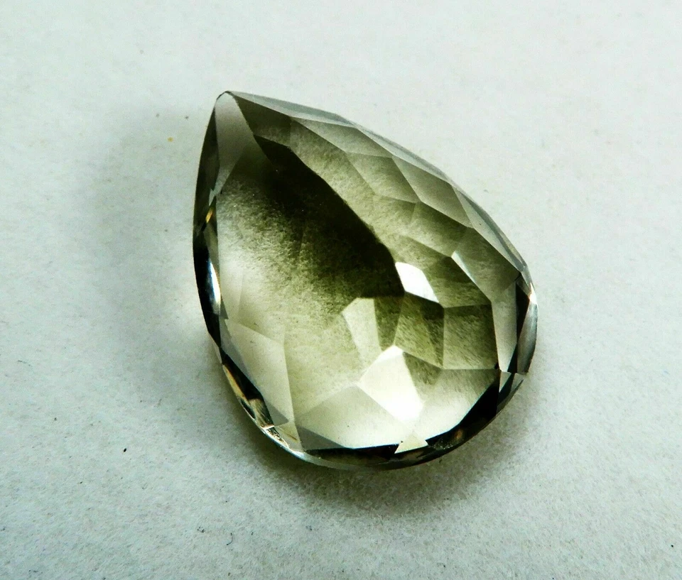 8.30 Cts EGL Certified Natural Pear Cut Green Amethyst Loose Gemstone g336 - Image 3 of 4