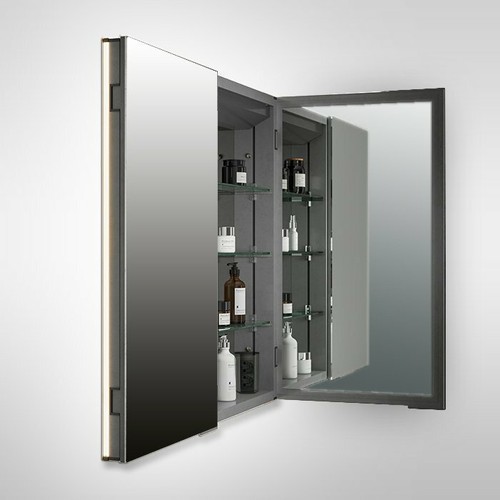 Spiegelschrank Badspiegel LED Beleuchtung Steckdose Spiegel Wandeinbau - Bild 31 von 49