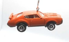 Christmas Ornament for 1969 Oldsmobile Olds 442 Orange