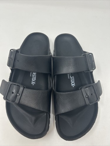 Birkenstock Black EU 37 Women’s Sz 6-6.5 Straps Buckle Lightweight Arch #S40-8