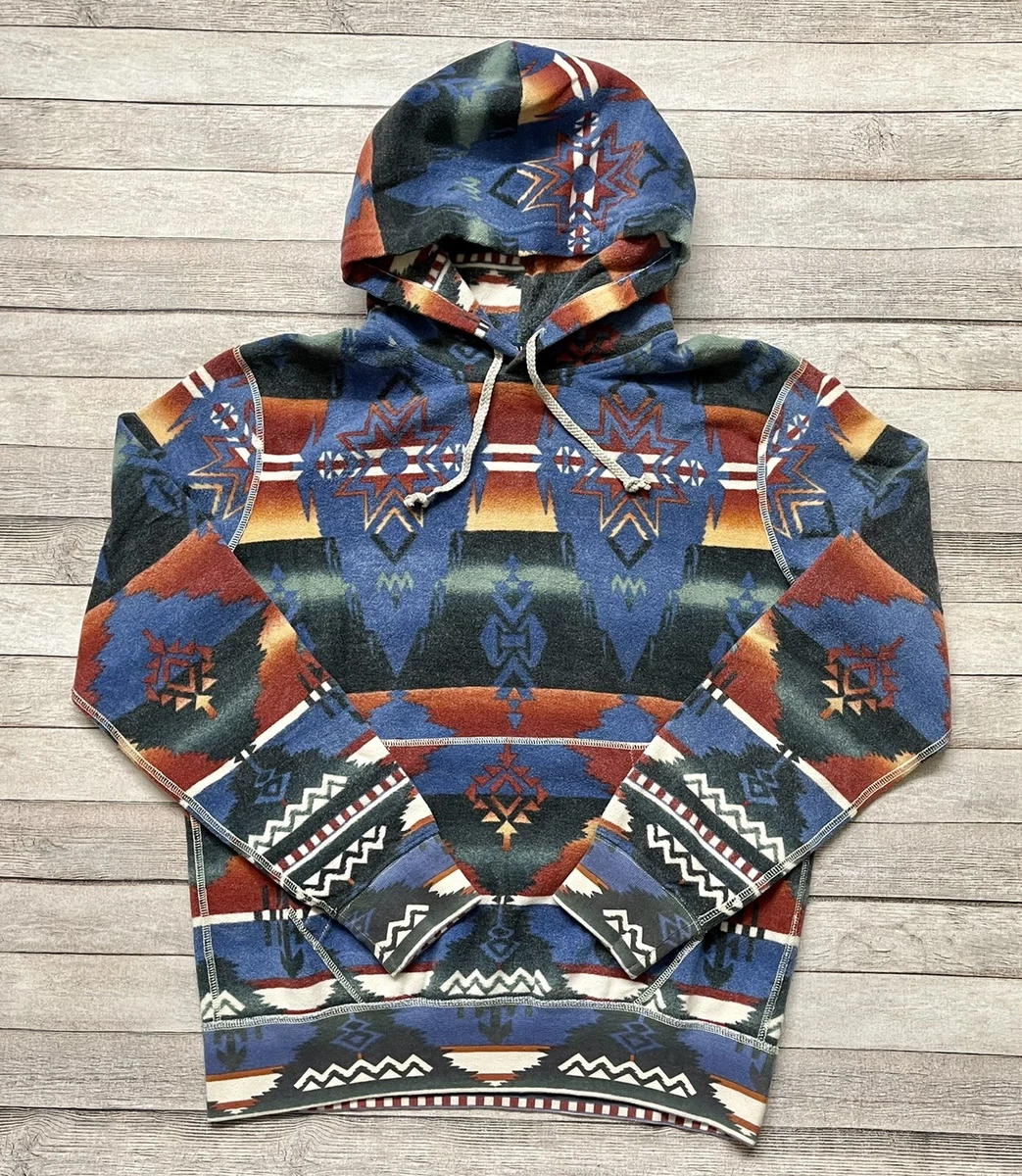 Ralph lauren aztec hoodie sales