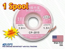 1 PC. - Durable 2.0 mm x 1.5M Copper Braid Desoldering Solder Removal Wick