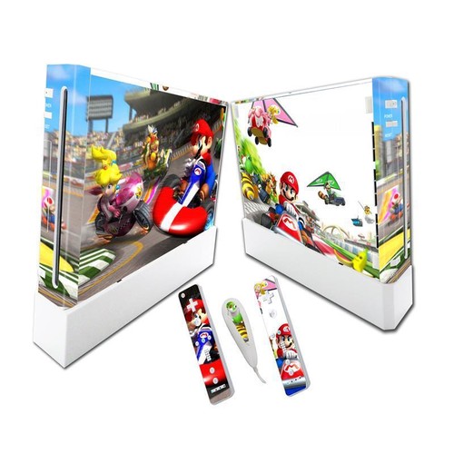 Decal Mario Body Skin Stickers Wraps For Wii Film DIY Cartoon Colorful Cover - Picture 46 of 48