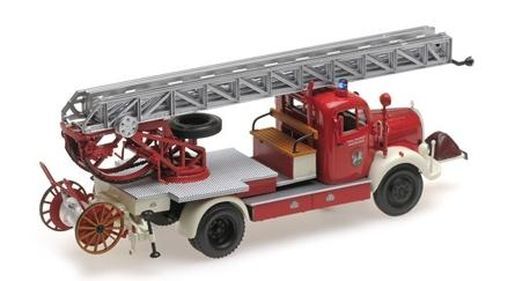 Minichamps 1:43 Mercedes-Benz L 3500 - DL17 - 1950 Feuerwehr Bensheim-image
