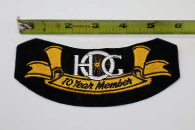 10 Years HOG Member Harley Davidson Motorcycle New Patch