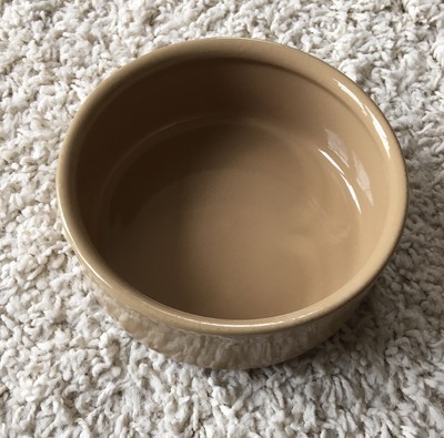 plain ceramic dog bowls