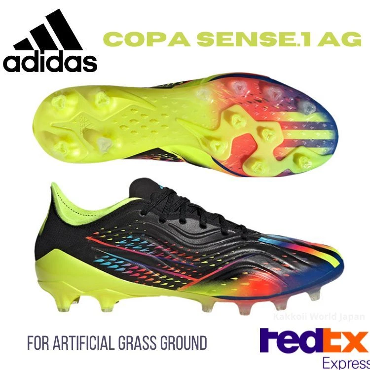 Preciso Frotar col china adidas Men&#039;s Soccer Cleats Shoes Copa Sense.1 AG Core Black x Bright  Cyan gz1355 | eBay