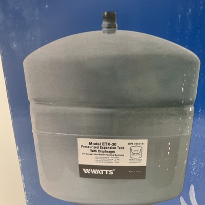 Watts Etx-30 4.7-gallon Non-potable Expansion Tank for Closed-loop Systems  for sale online | eBay